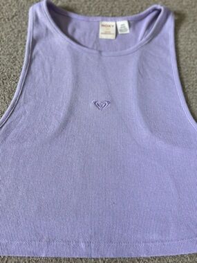 Roxy Kate Bosworth Lavender Ribbed Tank Top, size M